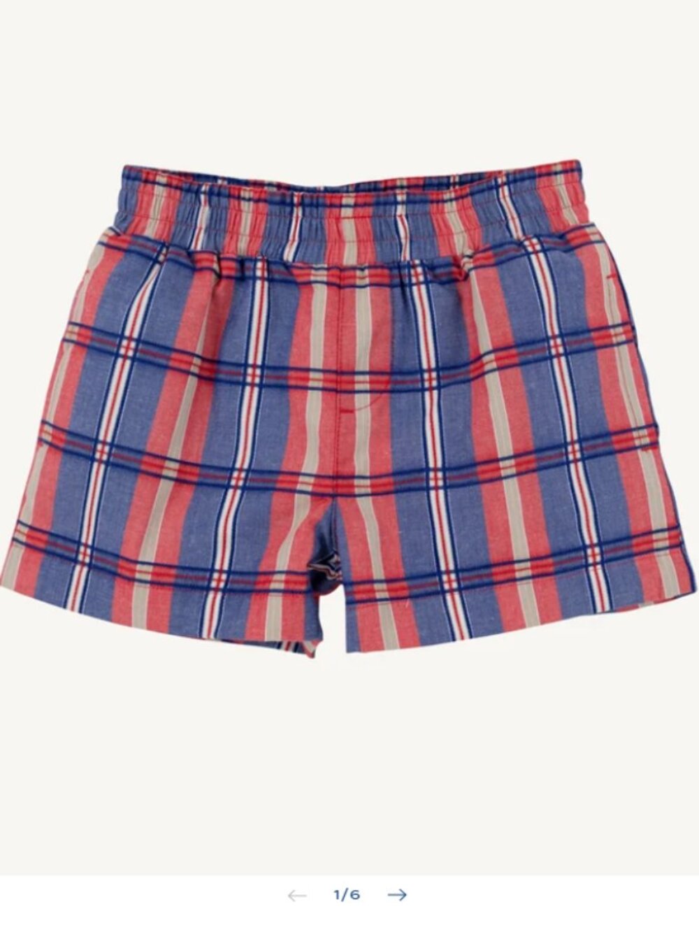 The Beaufort Bonnet Company Sheffield Shorts in Putnam Plaid, size 2T